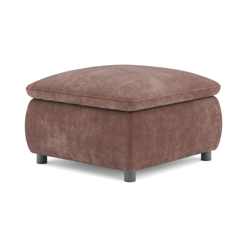 Phoenix Storage Footstool in Manhattan Burnt Sienna Fabric 5