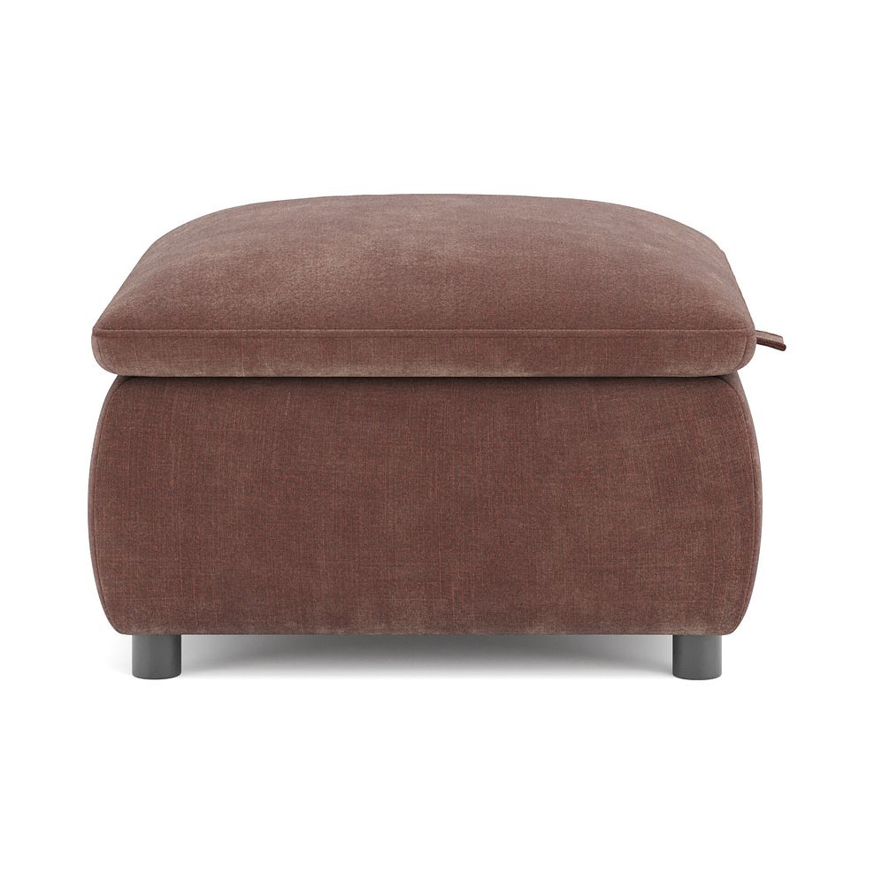 Phoenix Storage Footstool in Manhattan Burnt Sienna Fabric 4