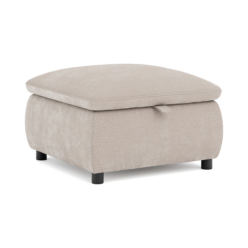 Phoenix Storage Footstool in Manhattan Cotton Fabric 1