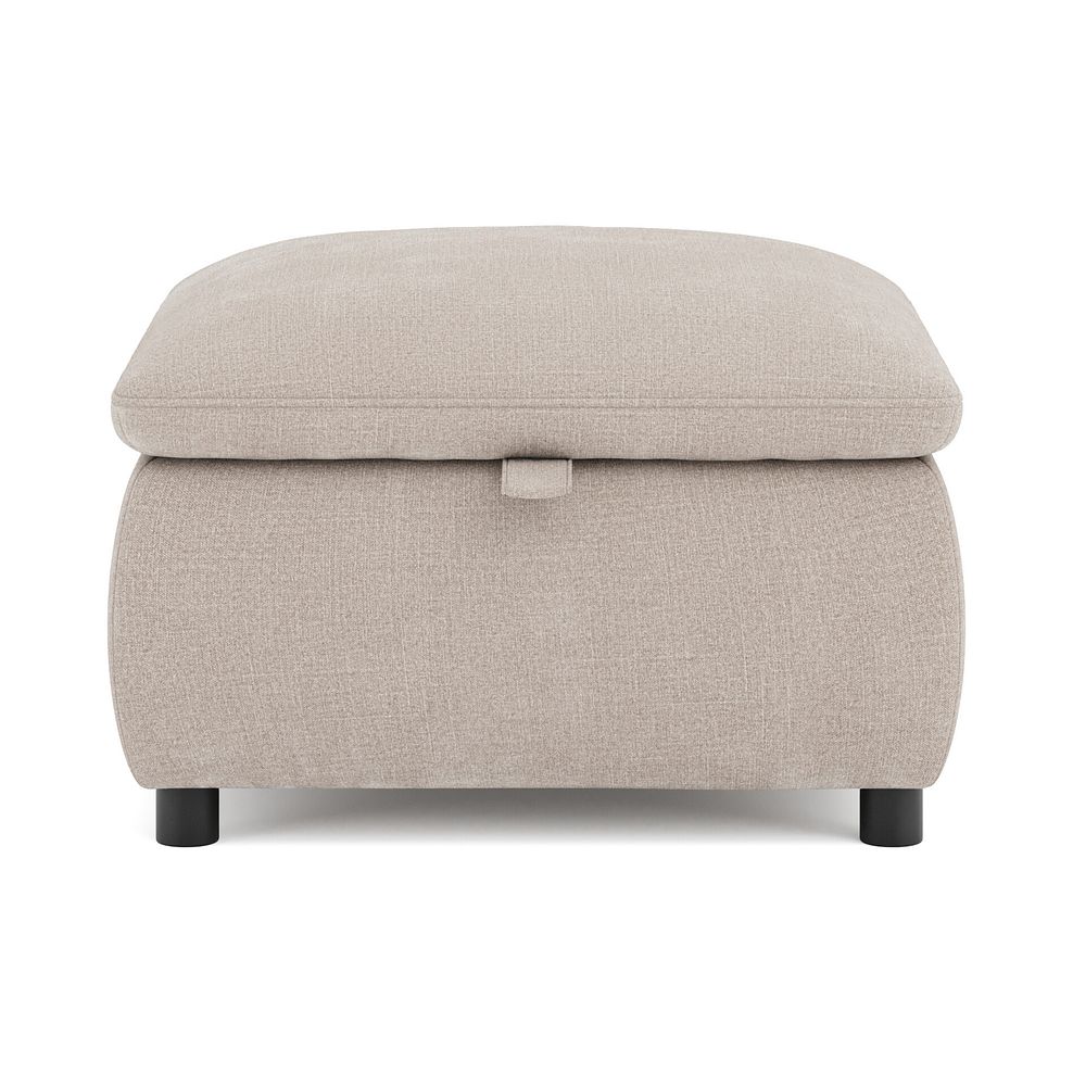 Phoenix Storage Footstool in Manhattan Cotton Fabric 2