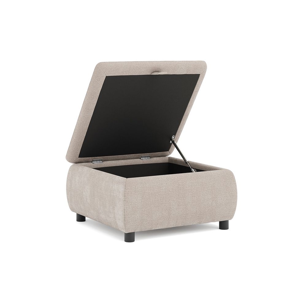Phoenix Storage Footstool in Manhattan Cotton Fabric 3