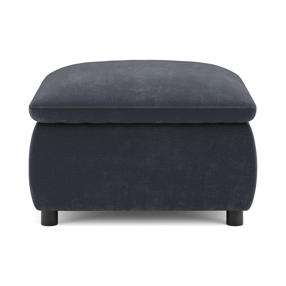 Phoenix Storage Footstool in Manhattan Indigo Fabric 6
