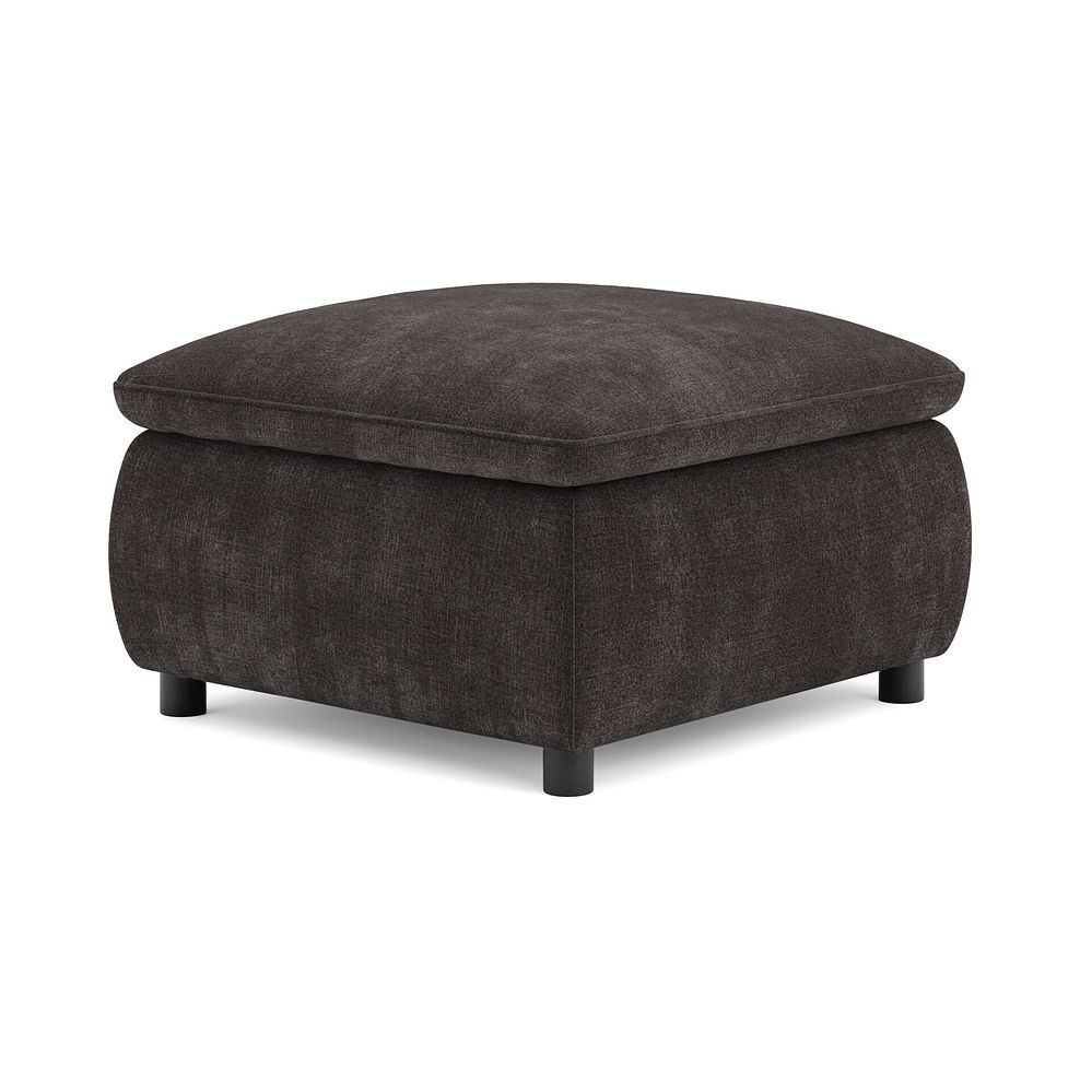 Phoenix Storage Footstool in Manhattan Mushroom Fabric 4