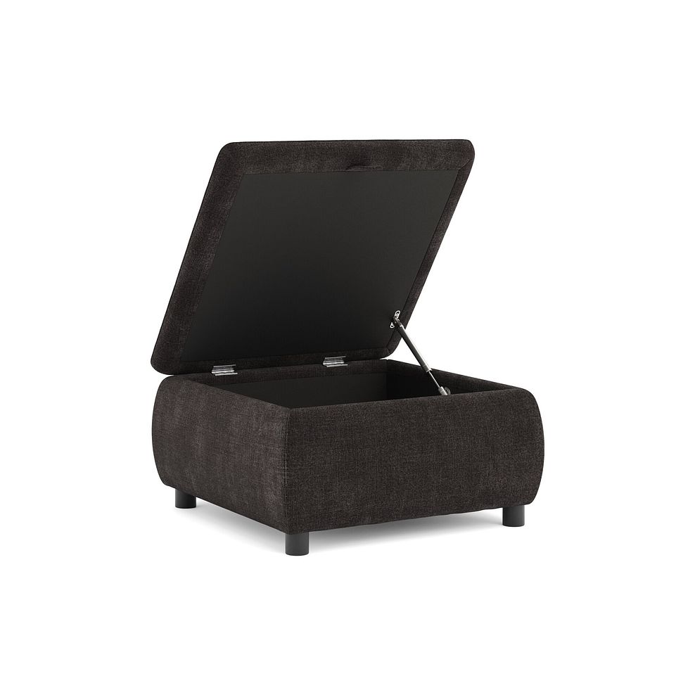 Phoenix Storage Footstool in Manhattan Mushroom Fabric 3