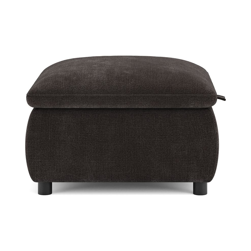 Phoenix Storage Footstool in Manhattan Mushroom Fabric 5