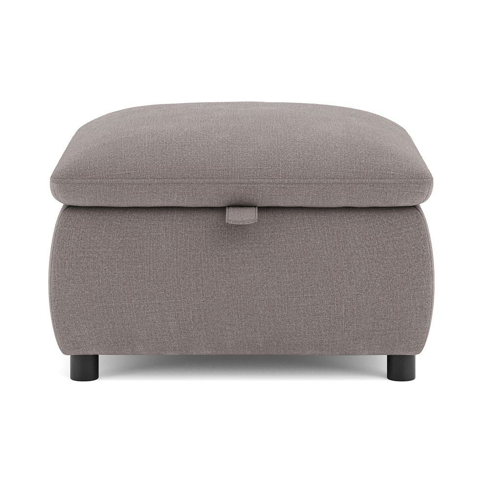 Phoenix Storage Footstool in Manhattan Nutmeg Fabric 2
