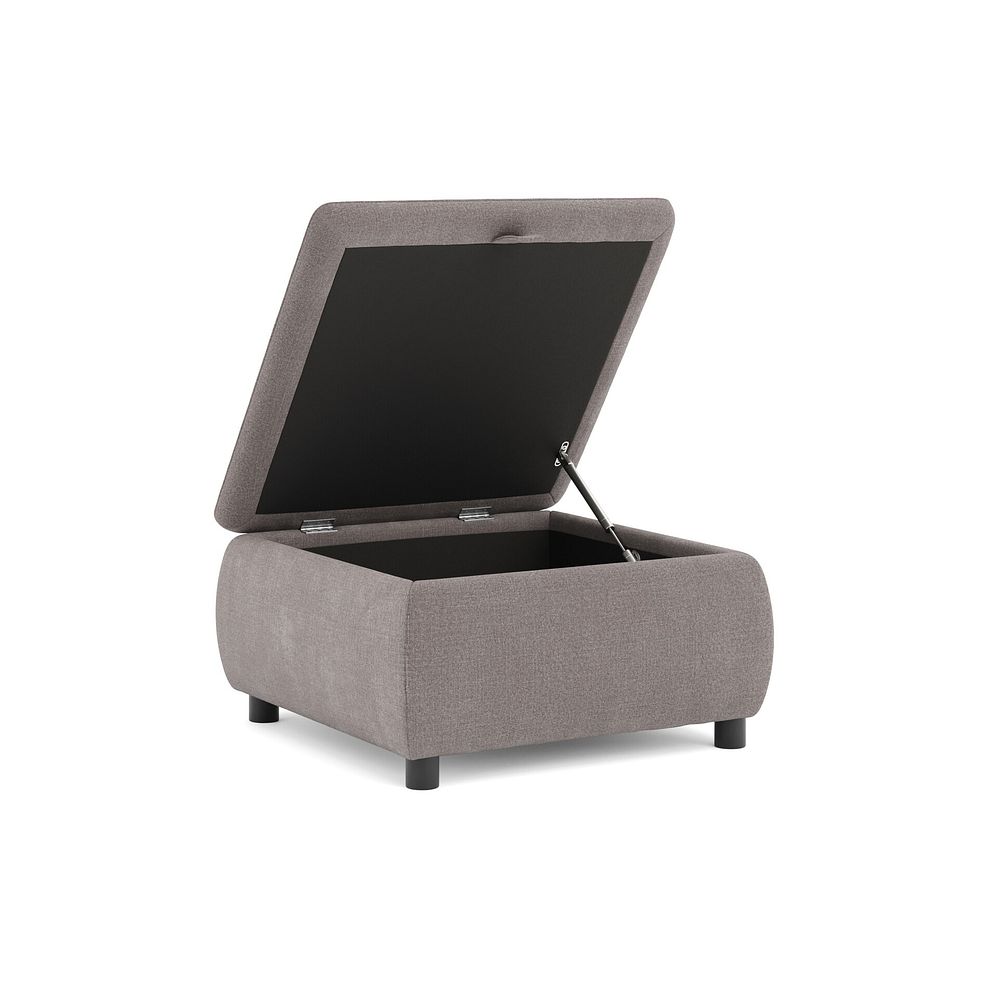 Phoenix Storage Footstool in Manhattan Nutmeg Fabric 3
