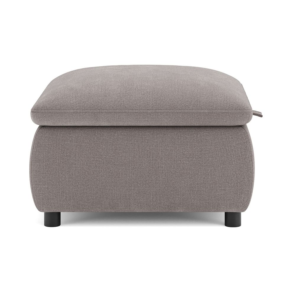 Phoenix Storage Footstool in Manhattan Nutmeg Fabric 5