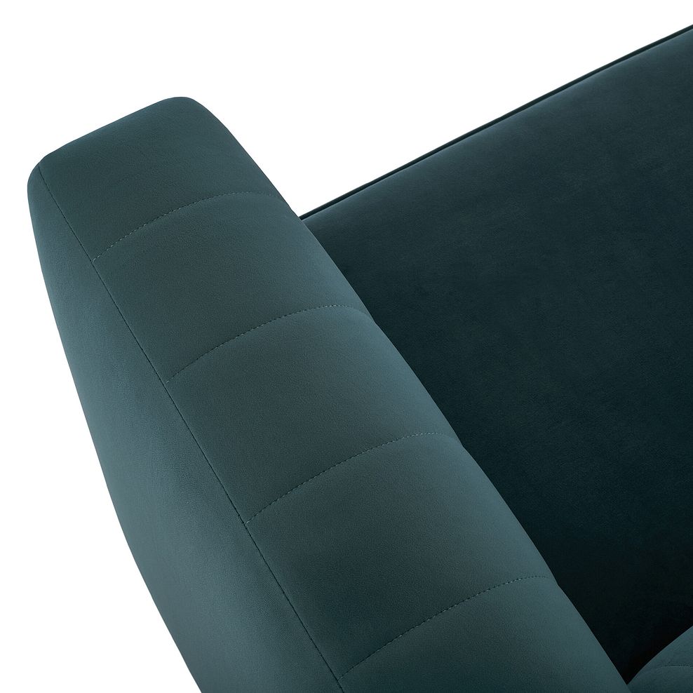 Porter 2 Seater Sofa in Velluto Azure Fabric 8
