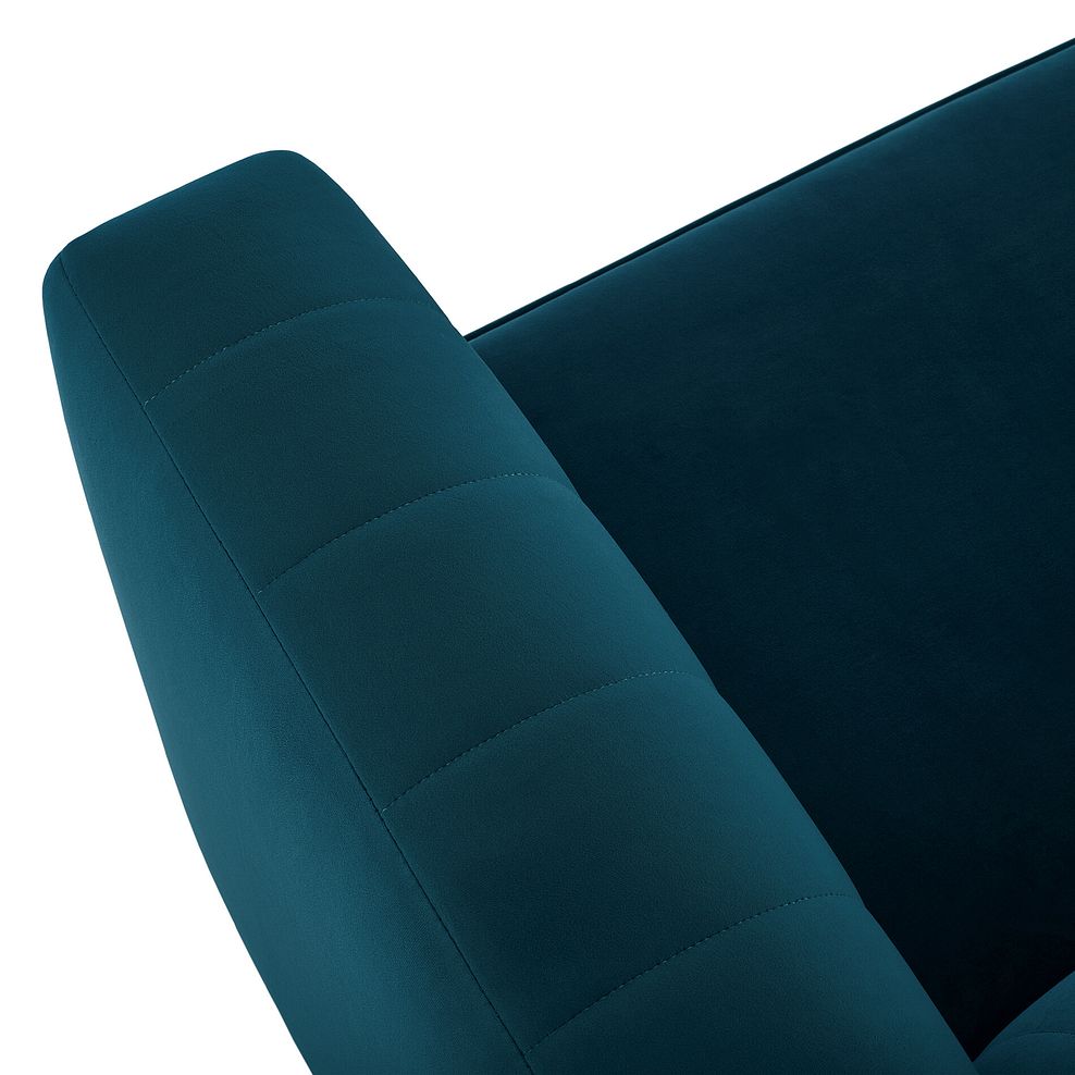 Porter 2 Seater Sofa in Velluto Blue Fabric 6