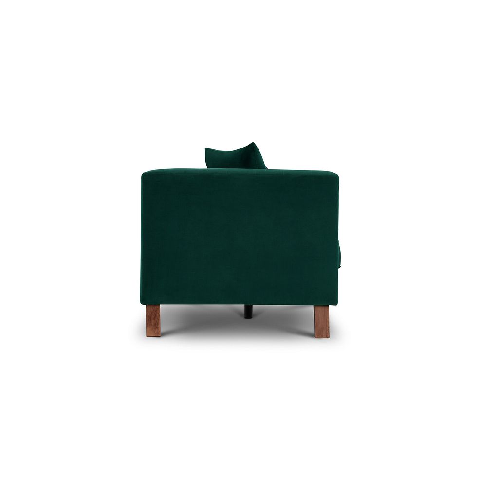 Porter 3 Seater Sofa in Velluto Dark Green Fabric 4