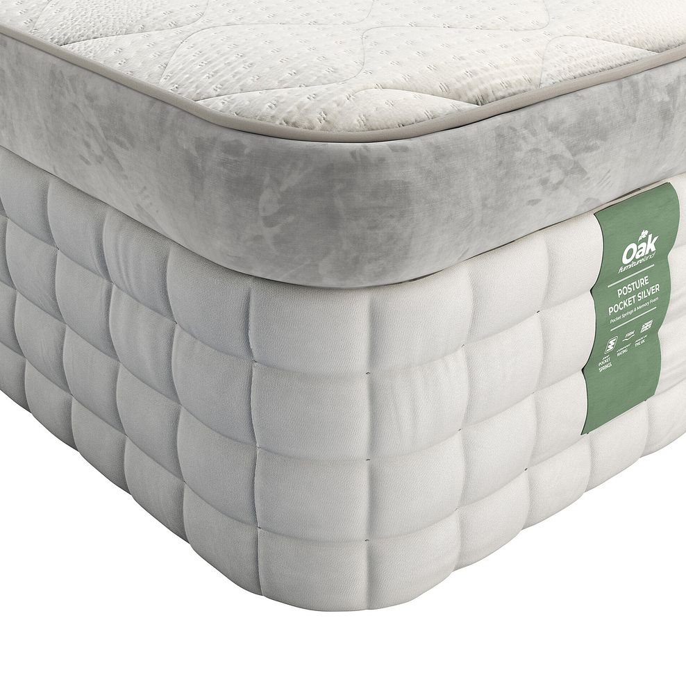 Posture Pocket Silver Firm1000 Pocket Spring Double Mattress 1