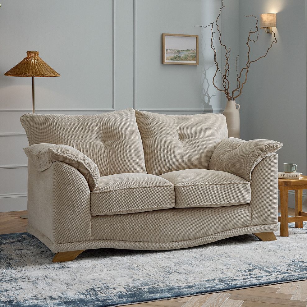 Ravello 2 Seater Sofa in Aero Fawn Fabric 4