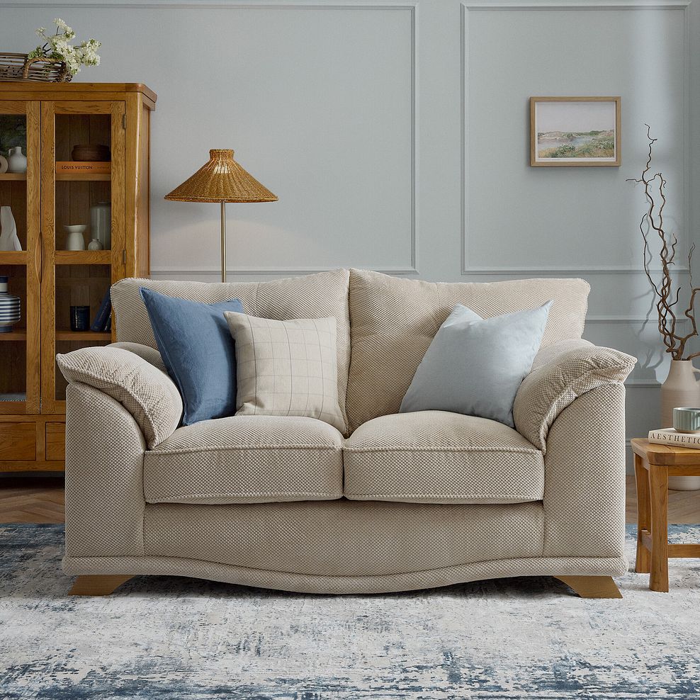 Ravello 2 Seater Sofa in Aero Fawn Fabric 1