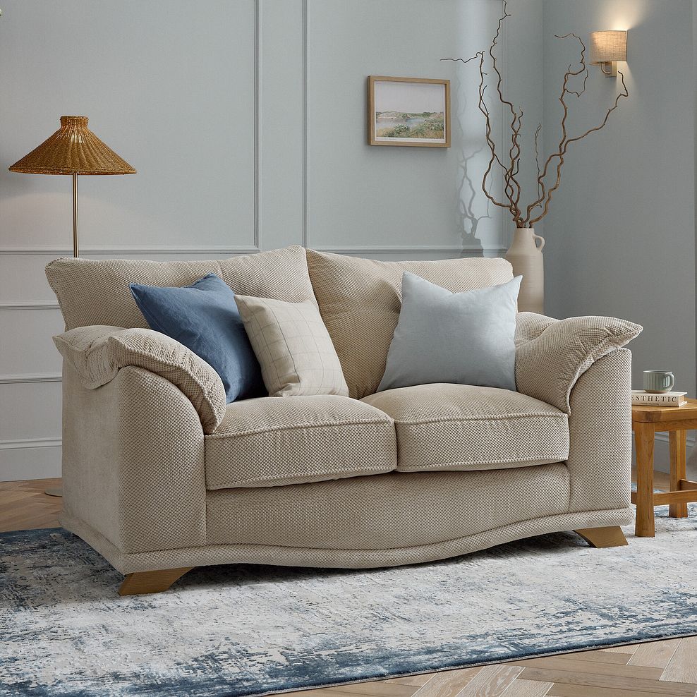 Ravello 2 Seater Sofa in Aero Fawn Fabric 2