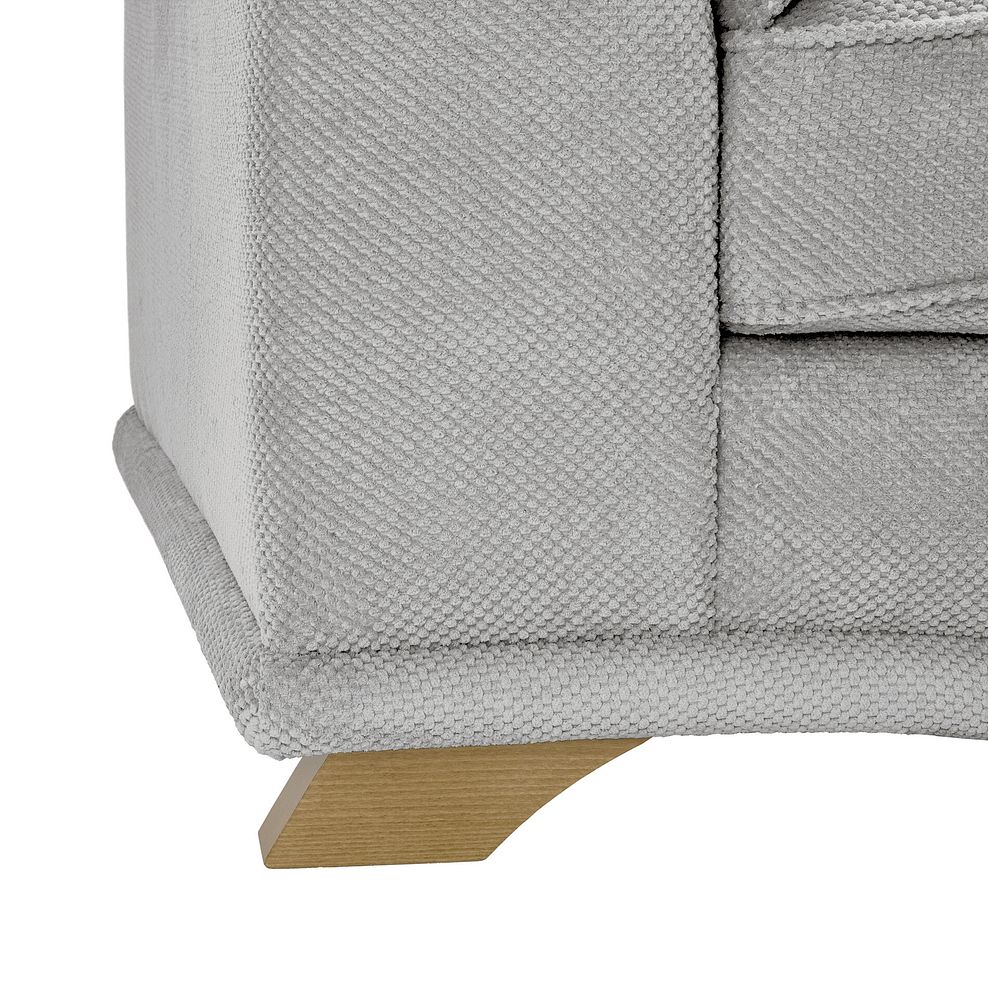 Ravello 2 Seater Sofa in Aero Silver Fabric 10