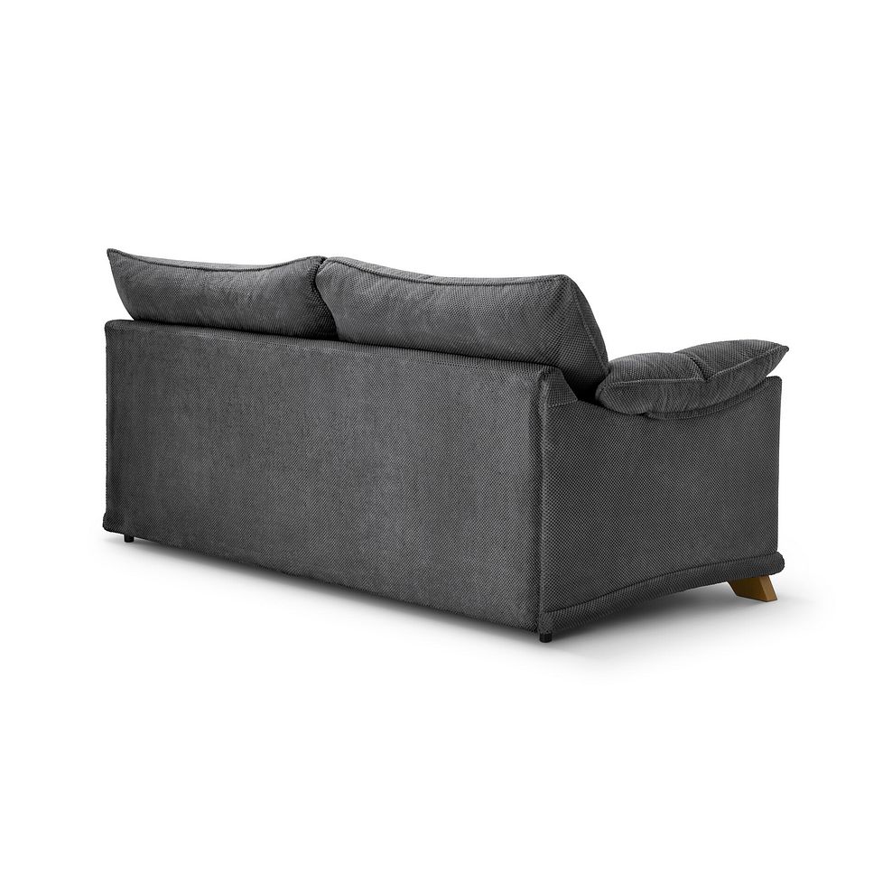 Ravello 3 Seater Sofa in Aero Charcoal Fabric 5