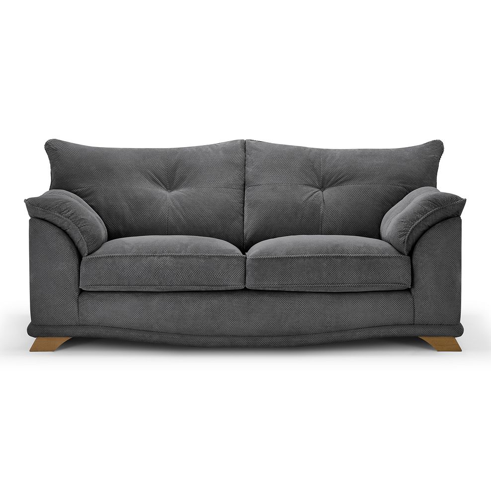 Ravello 3 Seater Sofa in Aero Charcoal Fabric 3