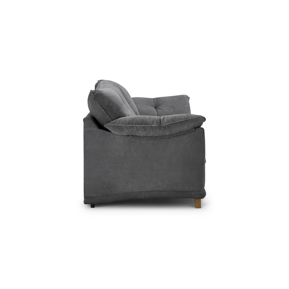 Ravello 3 Seater Sofa in Aero Charcoal Fabric 4