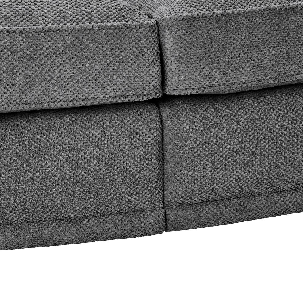 Ravello 3 Seater Sofa in Aero Charcoal Fabric 5
