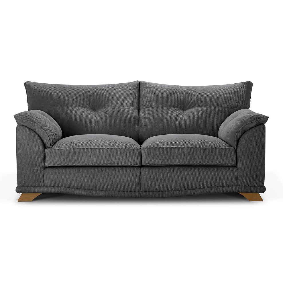 Ravello 3 Seater Sofa in Aero Charcoal Fabric 2