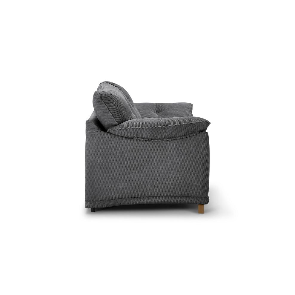 Ravello 3 Seater Sofa in Aero Charcoal Fabric 3