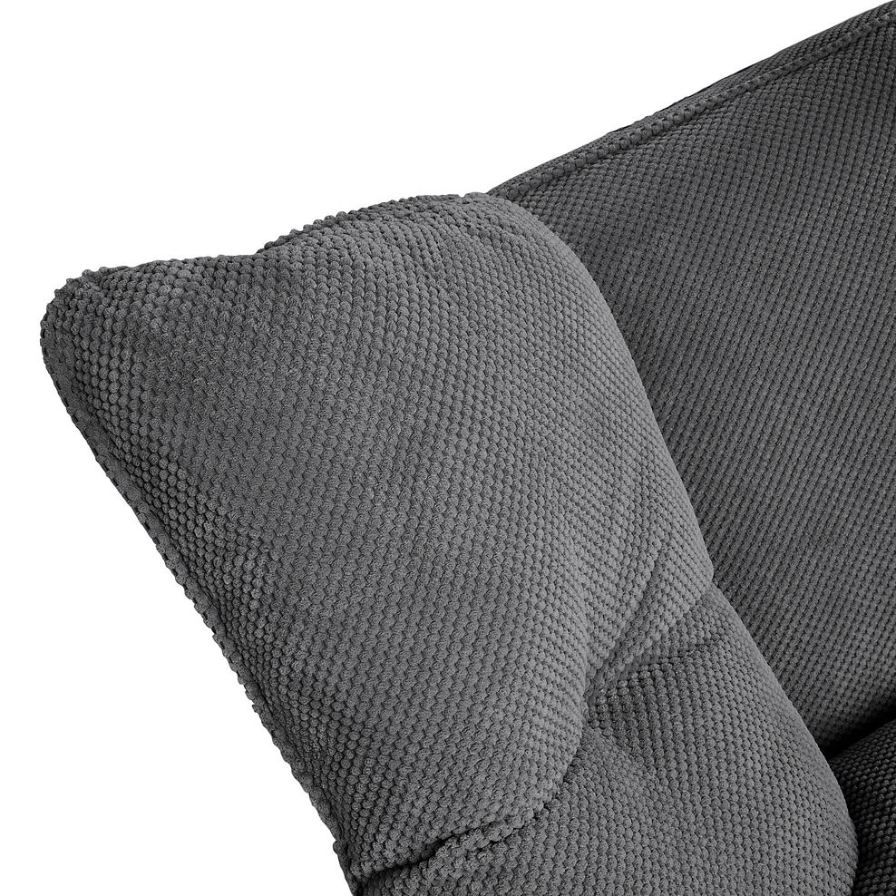 Ravello 3 Seater Sofa in Aero Charcoal Fabric 10