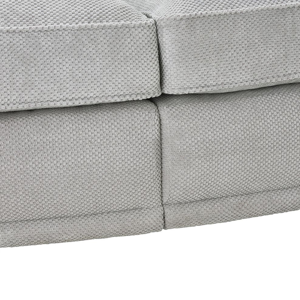 Ravello 3 Seater Sofa in Aero Silver Fabric 6