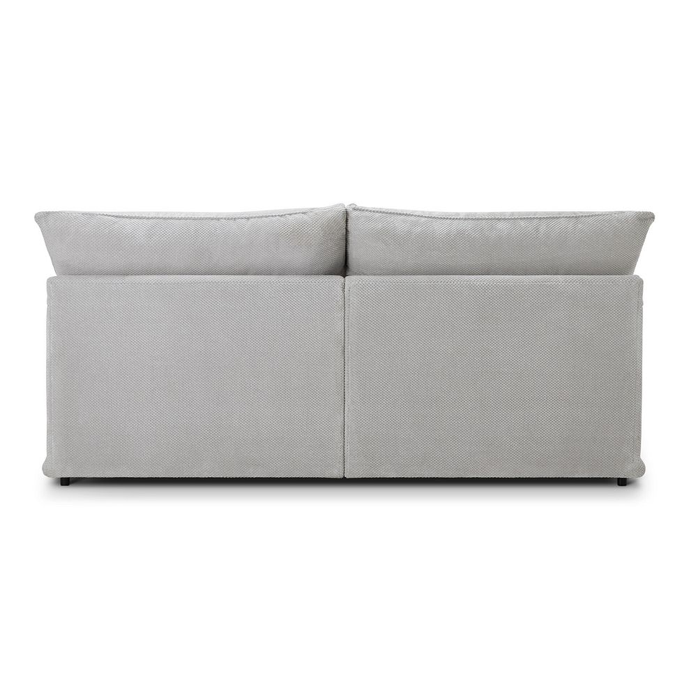 Ravello 3 Seater Sofa in Aero Silver Fabric 5