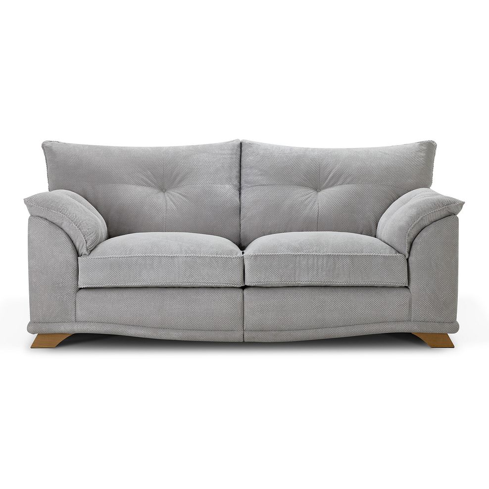Ravello 3 Seater Sofa in Aero Silver Fabric 2
