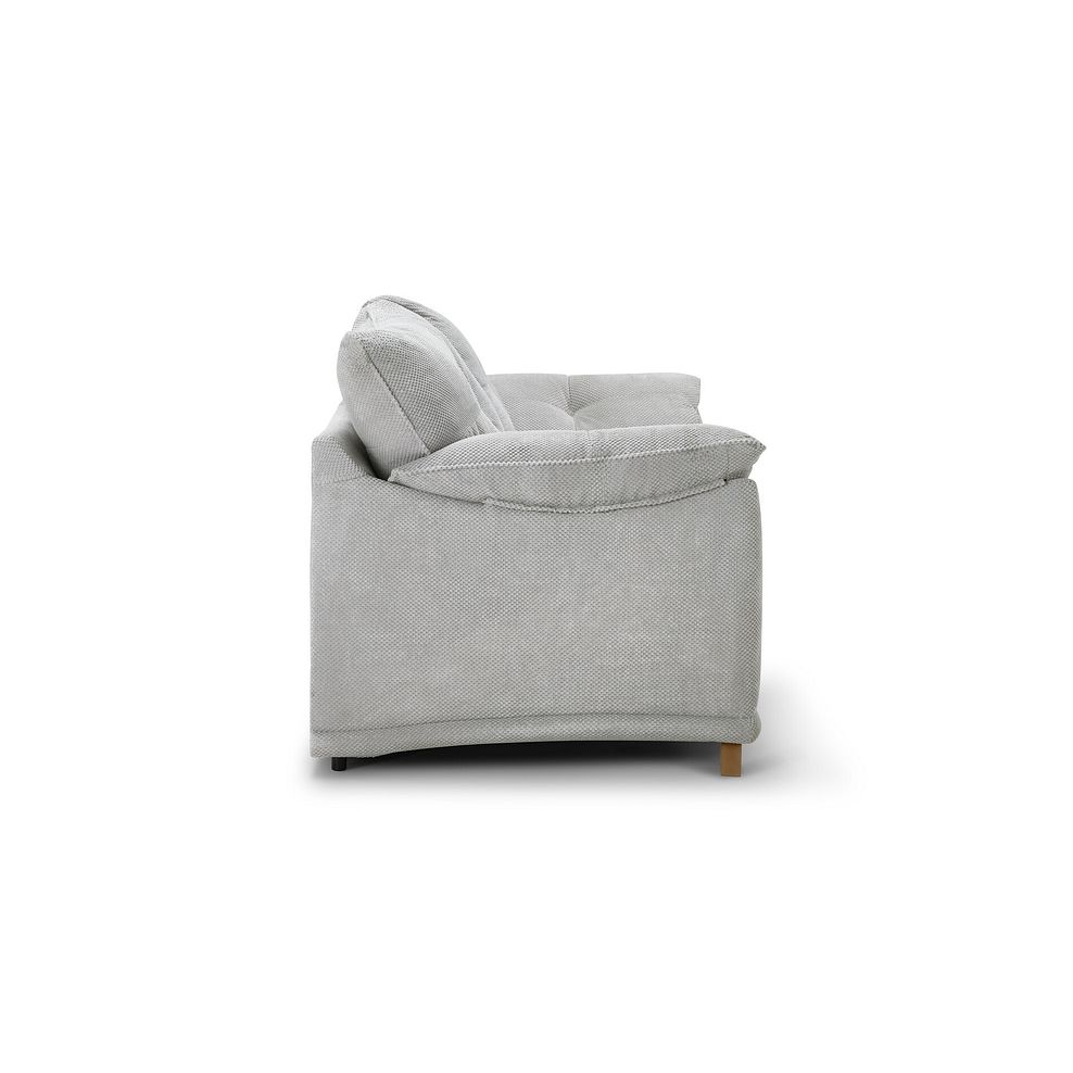 Ravello 3 Seater Sofa in Aero Silver Fabric 3
