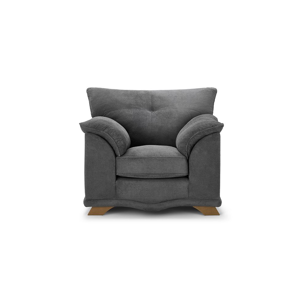 Ravello Armchair in Aero Charcoal Fabric 11