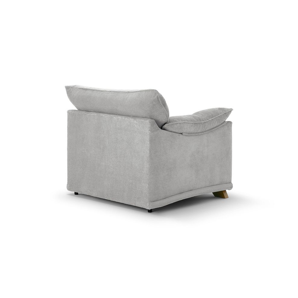 Ravello Armchair in Aero Silver Fabric 4