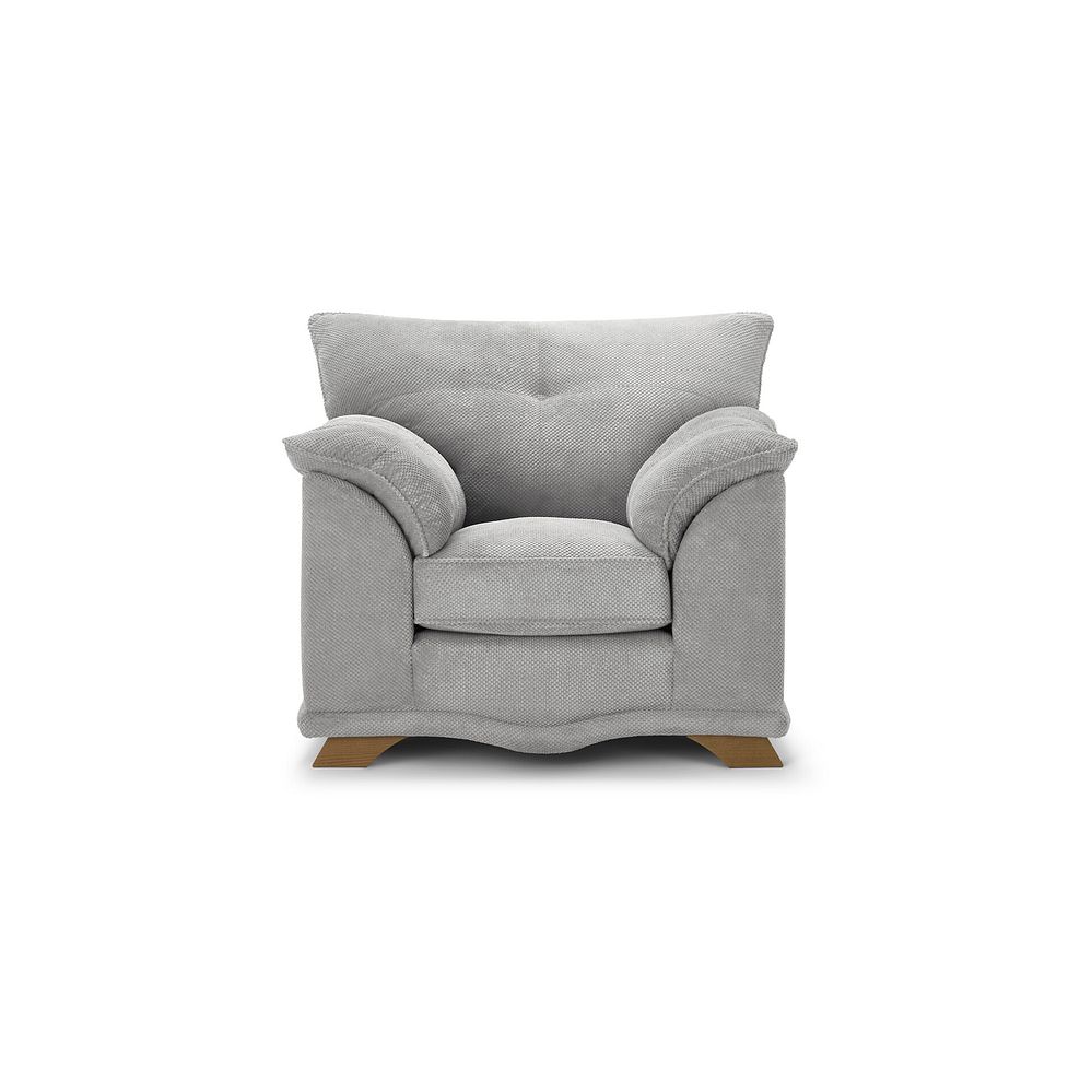 Ravello Armchair in Aero Silver Fabric 2