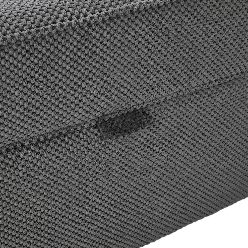 Ravello Storage Footstool in Aero Charcoal Fabric 13
