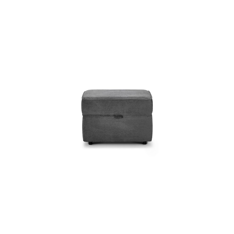 Ravello Storage Footstool in Aero Charcoal Fabric 9