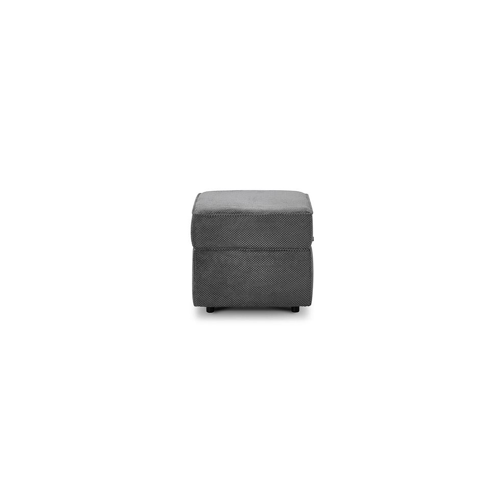 Ravello Storage Footstool in Aero Charcoal Fabric 10