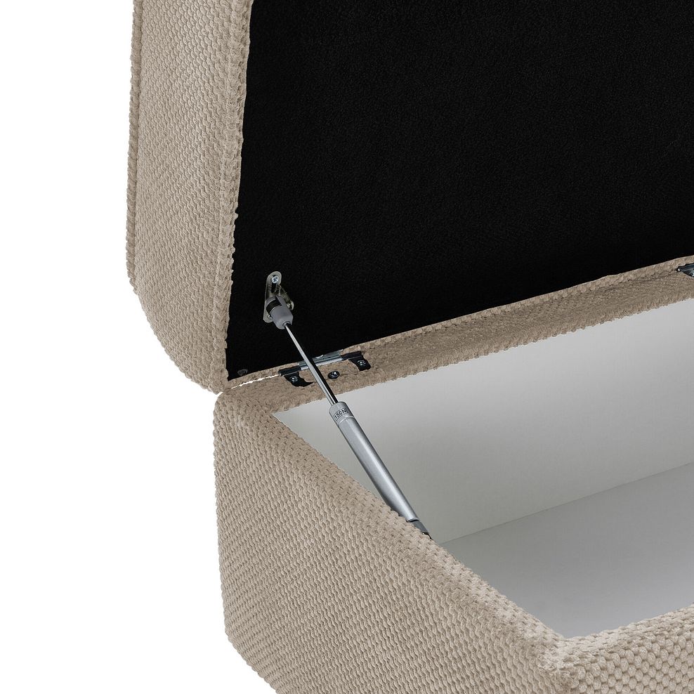Ravello Storage Footstool in Aero Fawn Fabric 5