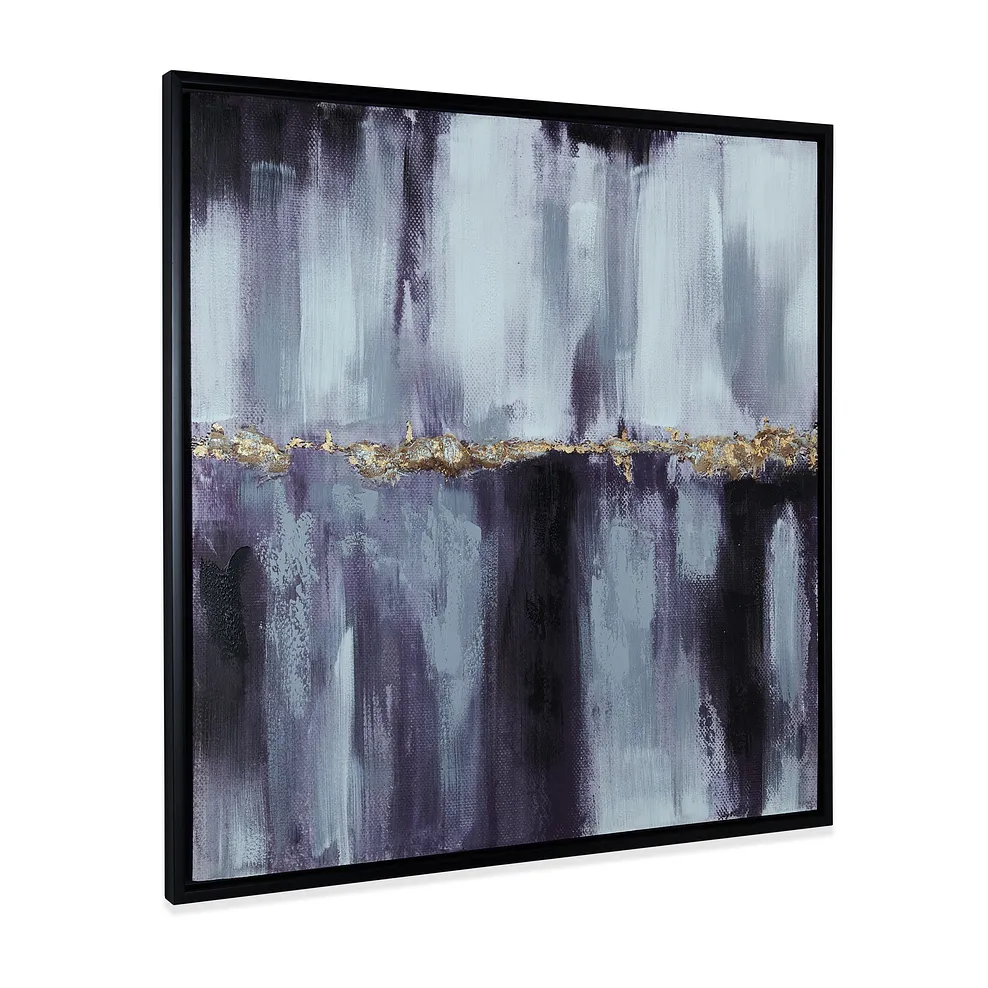 Reflections Handpainted Framed Canvas Print 3