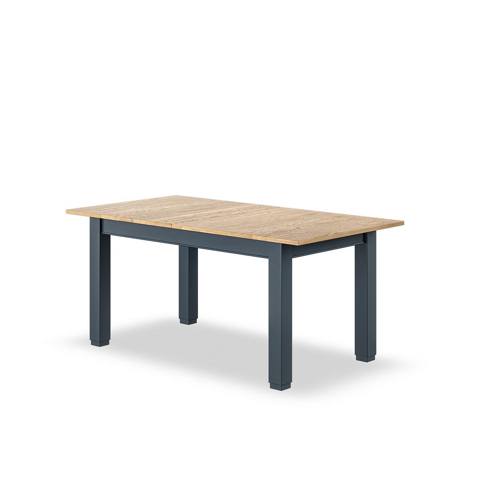 Richmond Oak and Painted Extending Dining Table And 6 Richmonds In Verona Grey 2