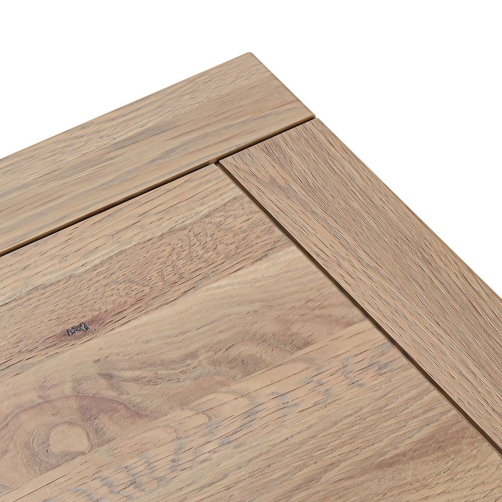 Richmond Smoked Oak Finish and Ink Blue Painted Hardwood Small Bookcase 7