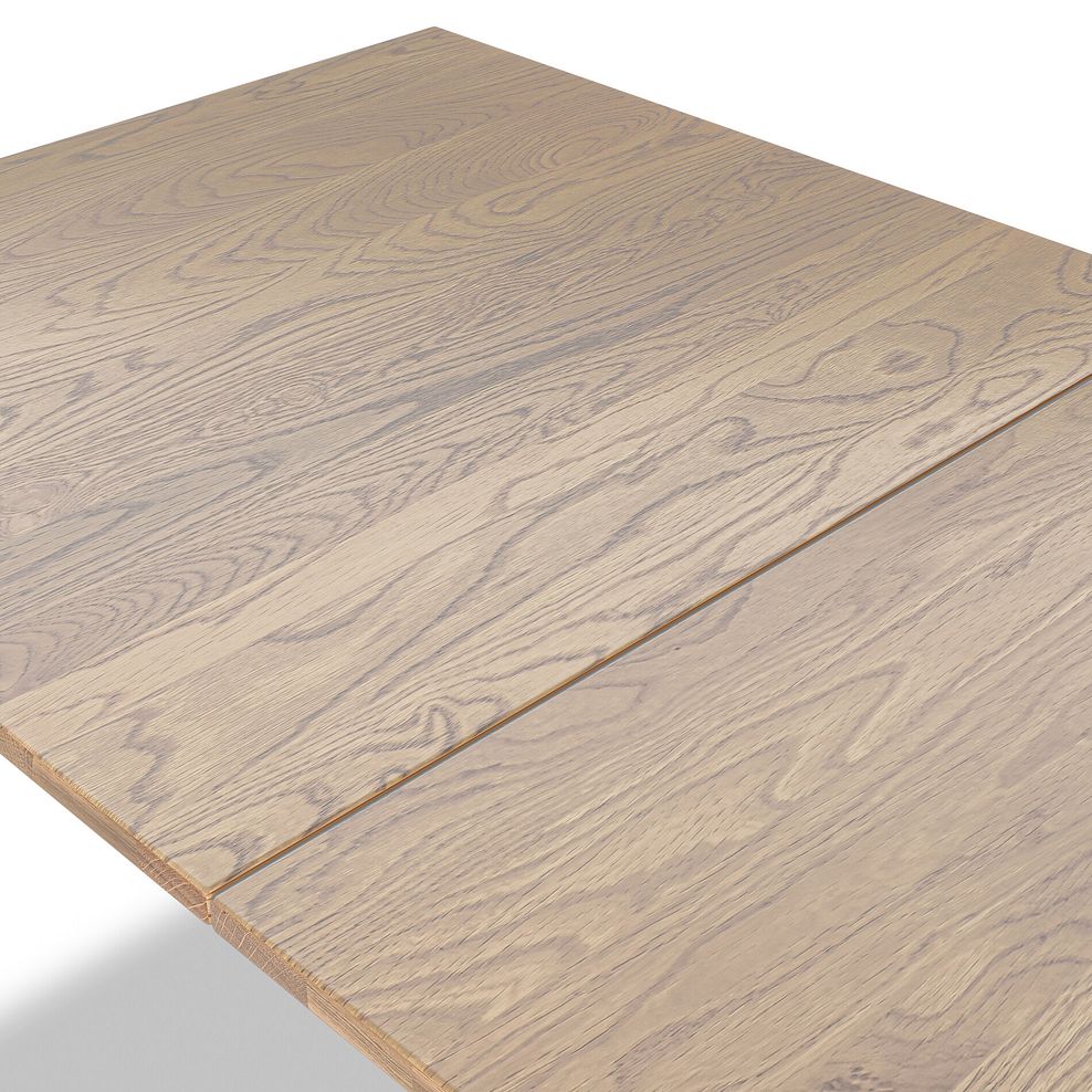 Richmond Smoked Oak Finish Extending Dining Table + 10 Scroll Back Chairs in Heritage Mink Velvet with Oak Legs 8