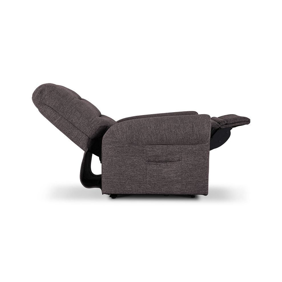 Eastbourne Riser Recliner Armchair in Andaz Charcoal Fabric 9