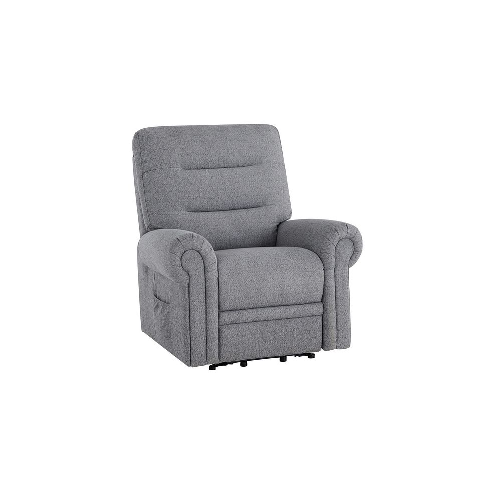 Eastbourne Riser Recliner Armchair in Santos Steel Fabric 1