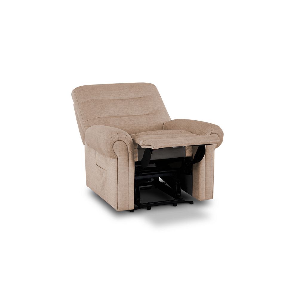 Eastbourne Riser Recliner Armchair - Plush Beige Fabric 4