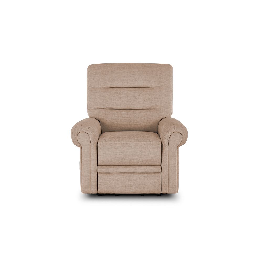 Eastbourne Riser Recliner Armchair - Plush Beige Fabric 2