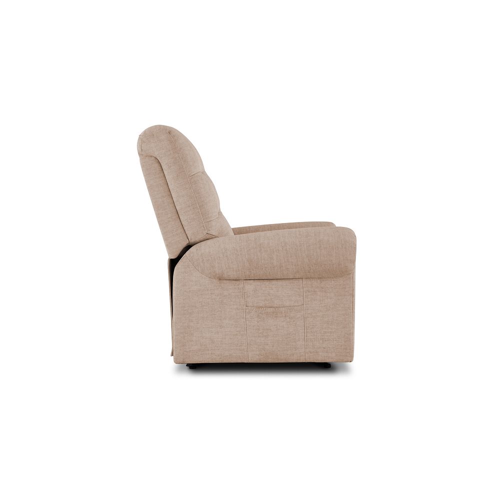 Eastbourne Riser Recliner Armchair - Plush Beige Fabric 8
