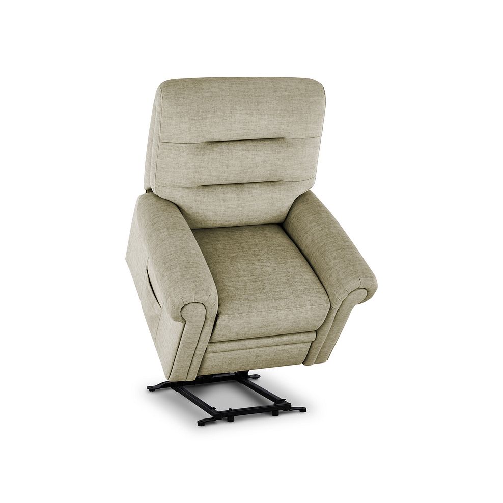 Eastbourne Riser Recliner Armchair - Plush Beige Fabric 4