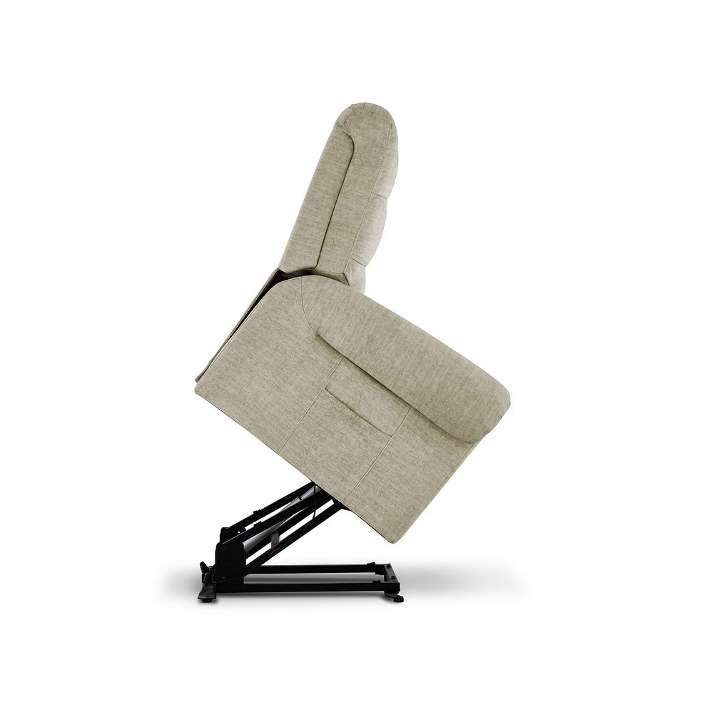 Eastbourne Riser Recliner Armchair - Plush Beige Fabric 9