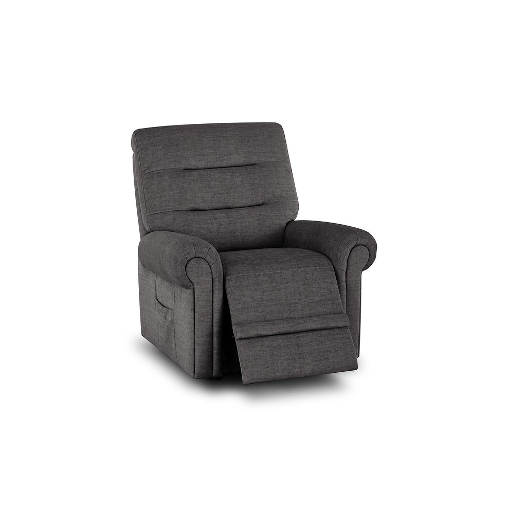 Eastbourne Riser Recliner Armchair - Plush Charcoal Fabric 3